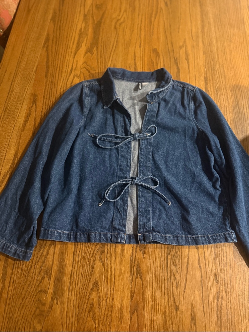 Divided Indigo Tie-Front Denim Jacket